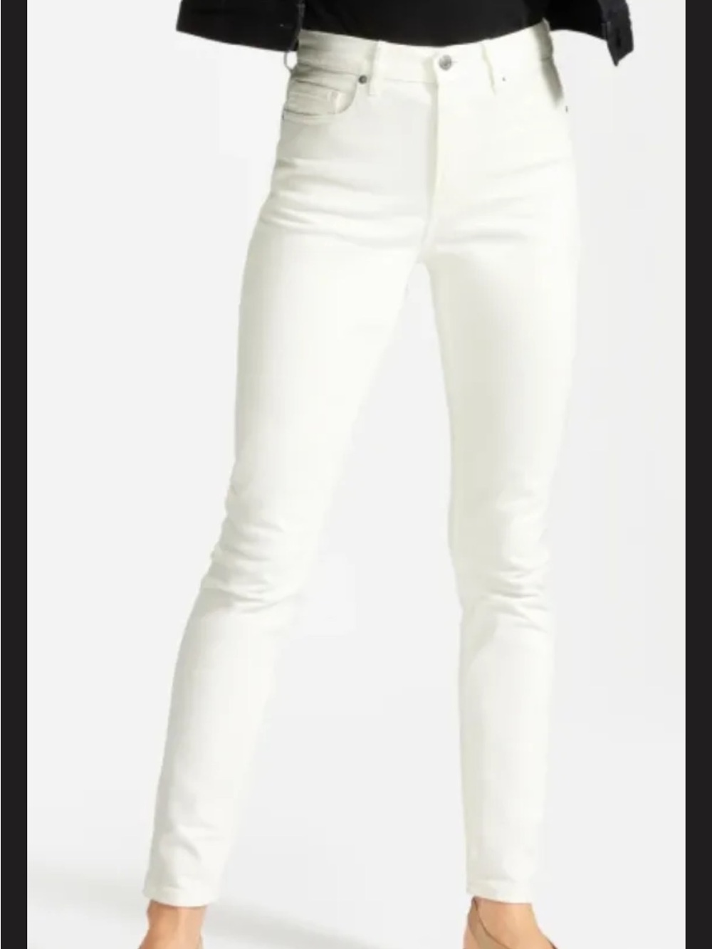 Everlane White Skinny Jeans - Slim Stretch